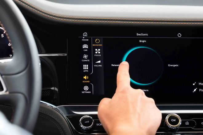 賓利汽車攜手Bang & Olufsen品牌打造首個車載BeoSonic音響系統(4)
