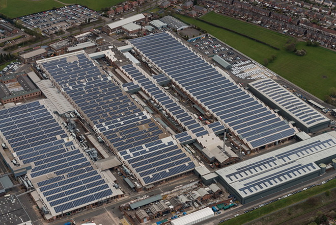 賓利汽車打造英國最大規模太陽能發電停車場 (1)